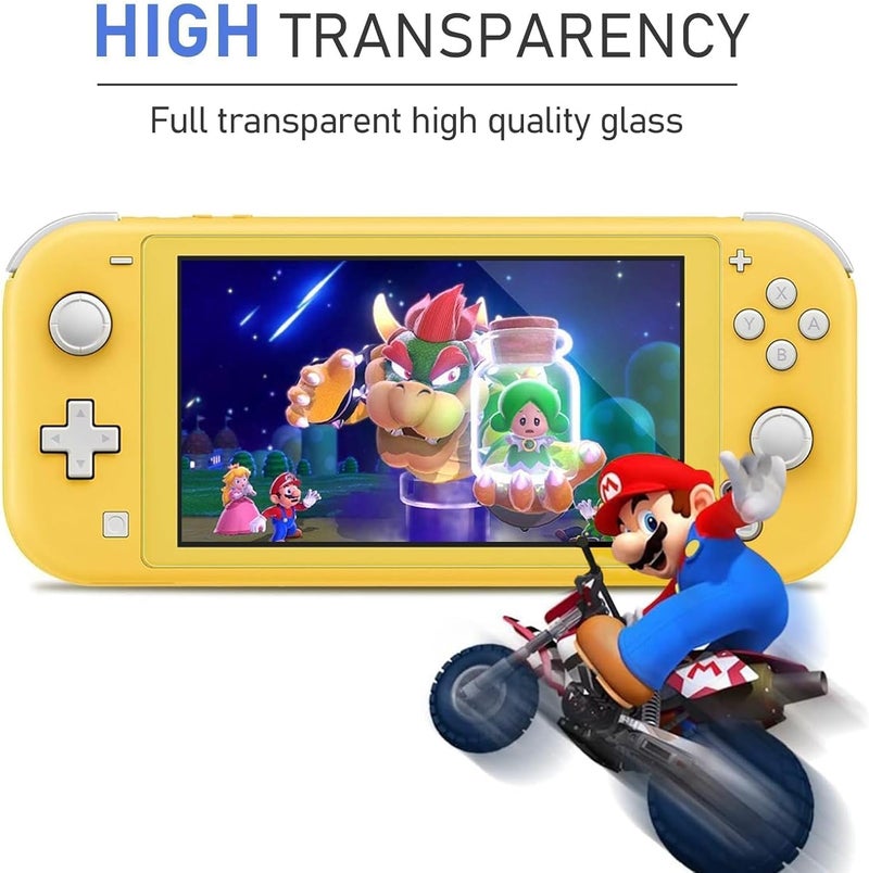 Linsaner 1-Piece Tempered Glass Screen Protector, Custom-Made for Nintendo Switch Lite HD,Anti-Scratch,Clear and Transparent,Fingerprint-Resistant, Bubble-Free Installation,Fit for Switch Lite - Image 5